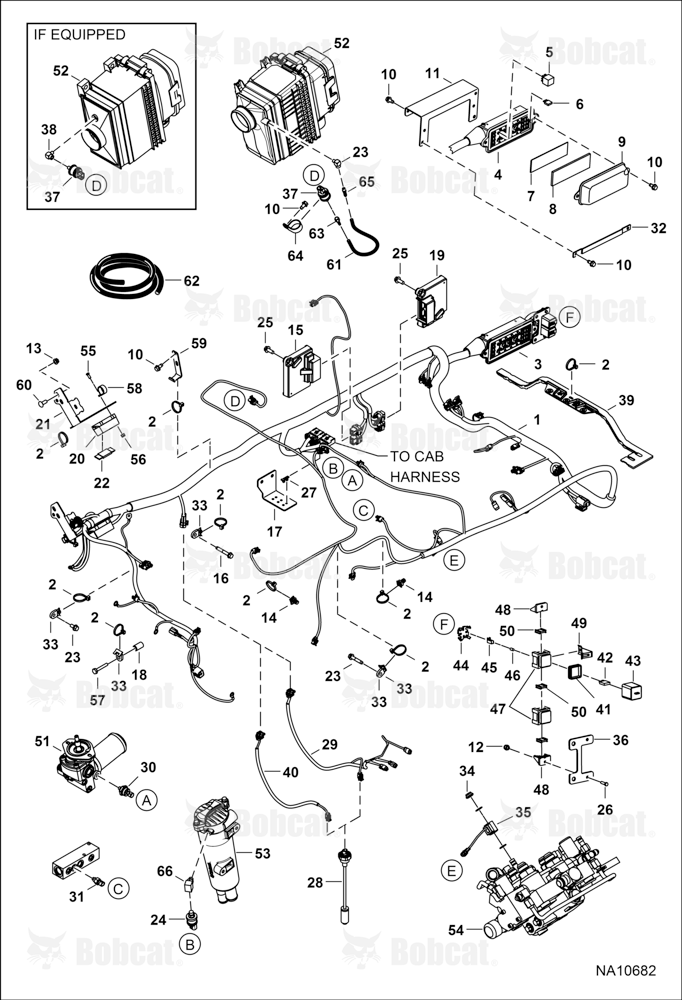 Engine Electrical Circuitry (Frame Harness & Filter Sensors)  A3P612363 - A3P613024, A3P712203 - A3P712899