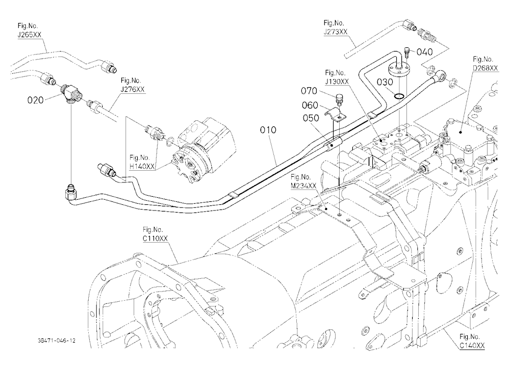 Hydraulic Oil Line (Steering/Pto)