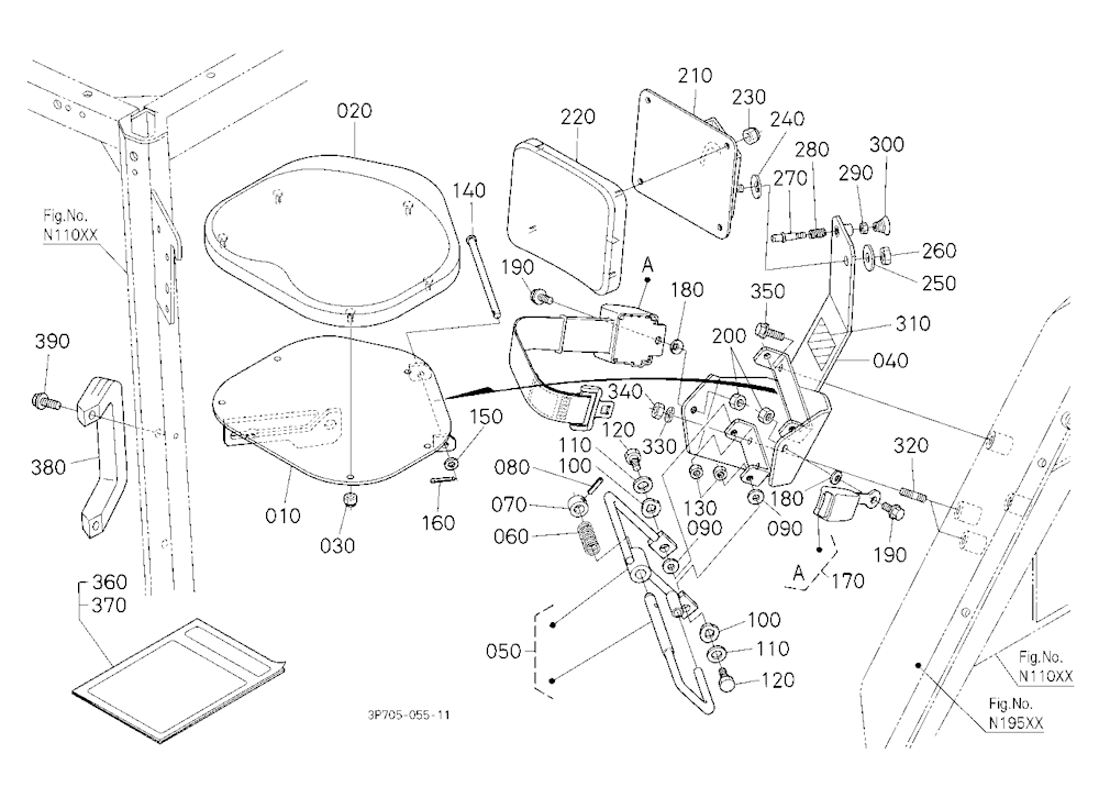 Instructional Seat Kit (W/G No.M9220) [Option]