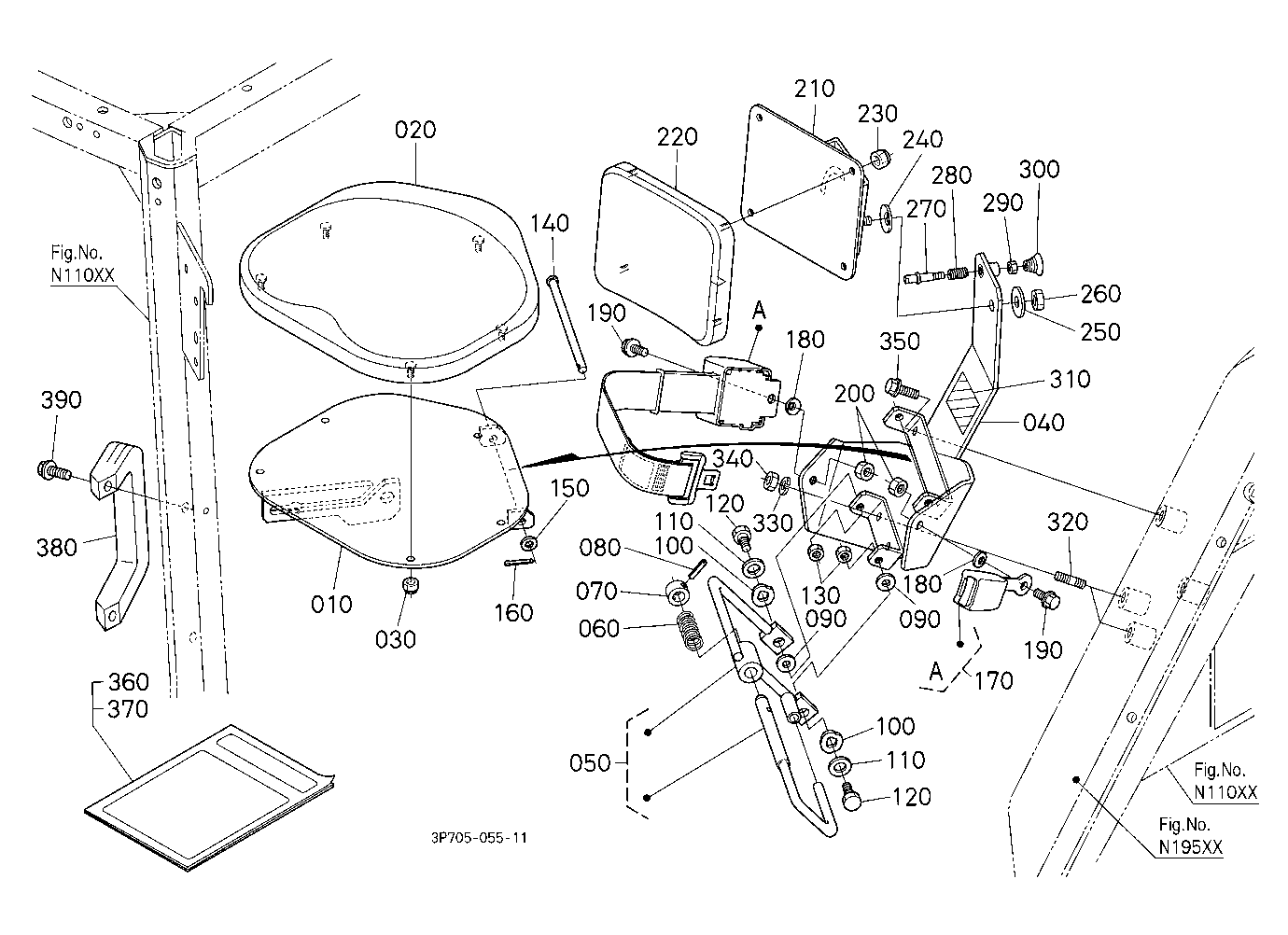 Instructional Seat Kit (W/G No.M9220) [Option]