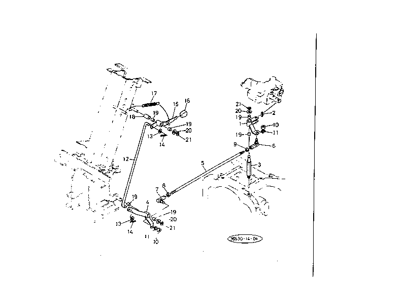 Pto Operation Lever