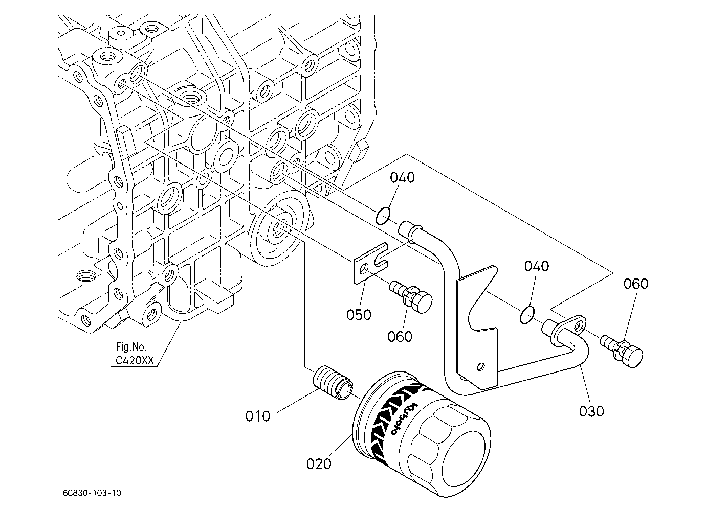 Hydraulic Oil Line (Hst)