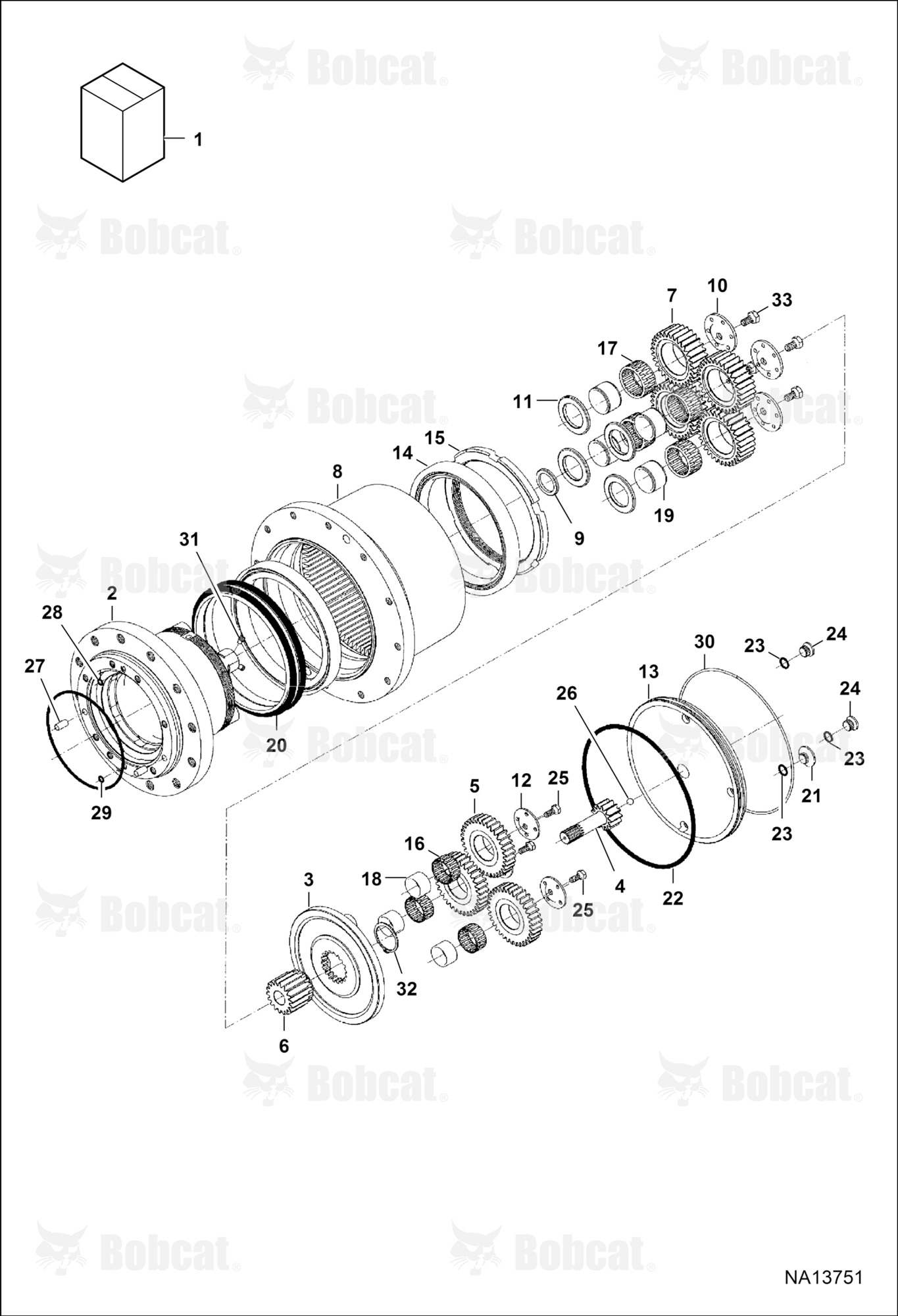 Travel Motor (Gear Box)