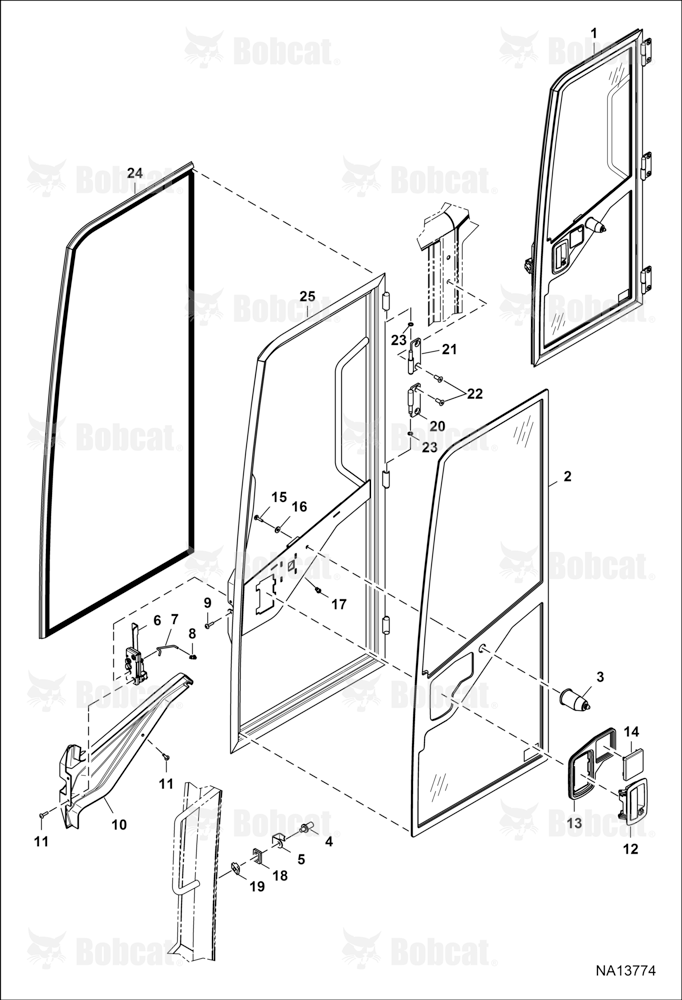 Operator CAB (Door) B48411001 - B48414383