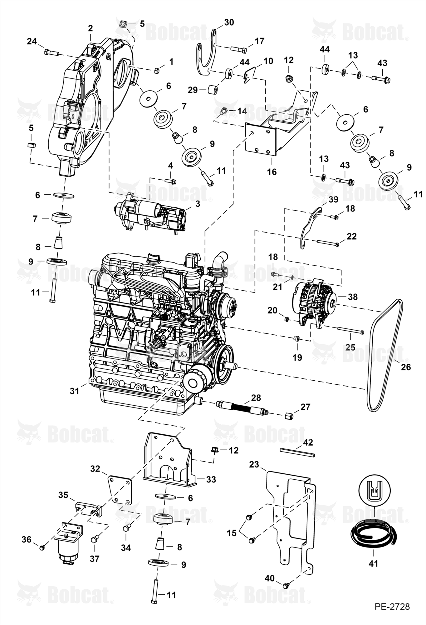 Engine & Attaching Parts (Engine Mounts)