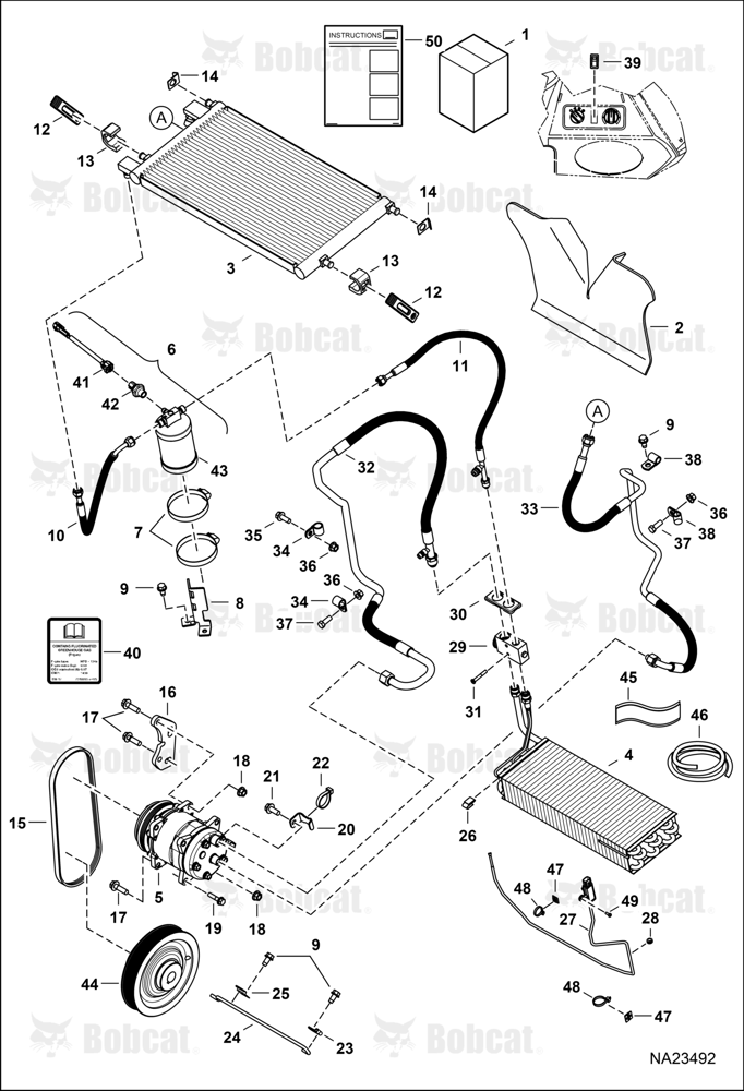 Heater & A/C (A/C Kit) B1ED14320 & Above