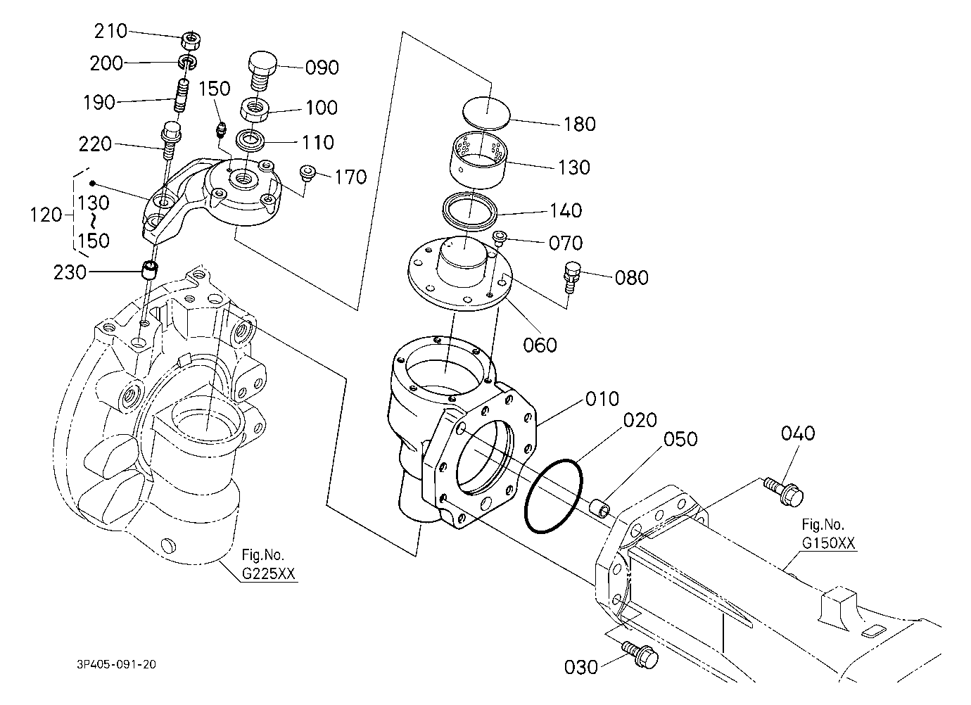 Bevel Gear Case Rh