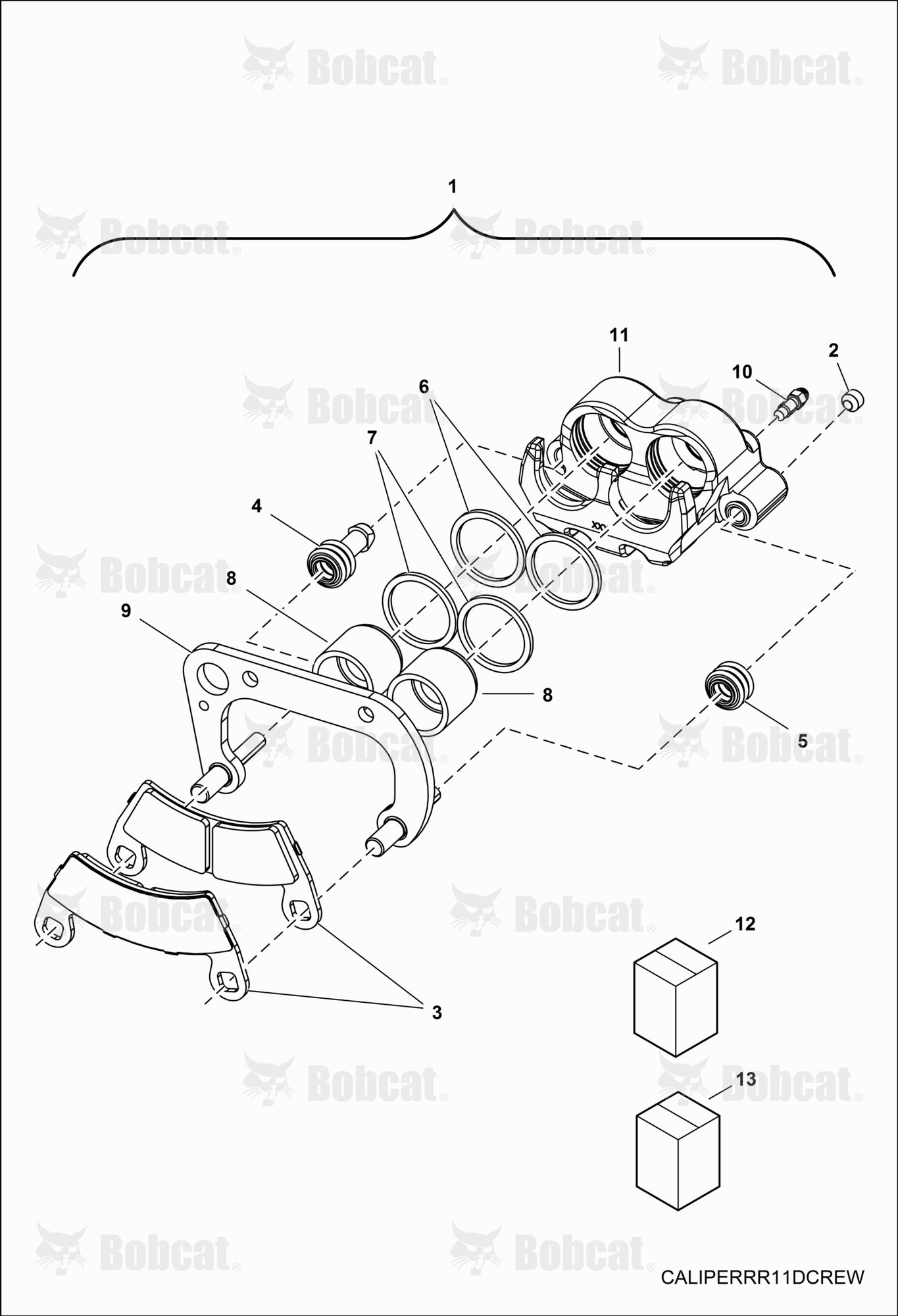 BRAKES, Rear Caliper