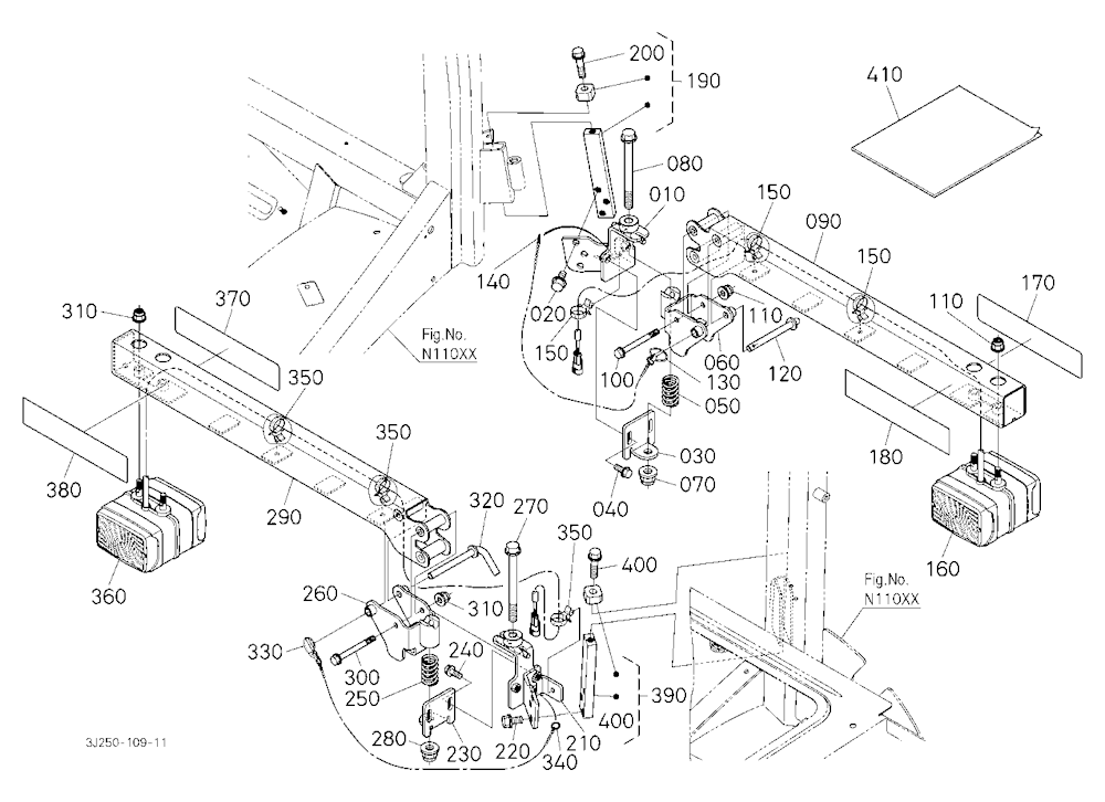 Extension Light Kit (W/G No.M3808) [Option]