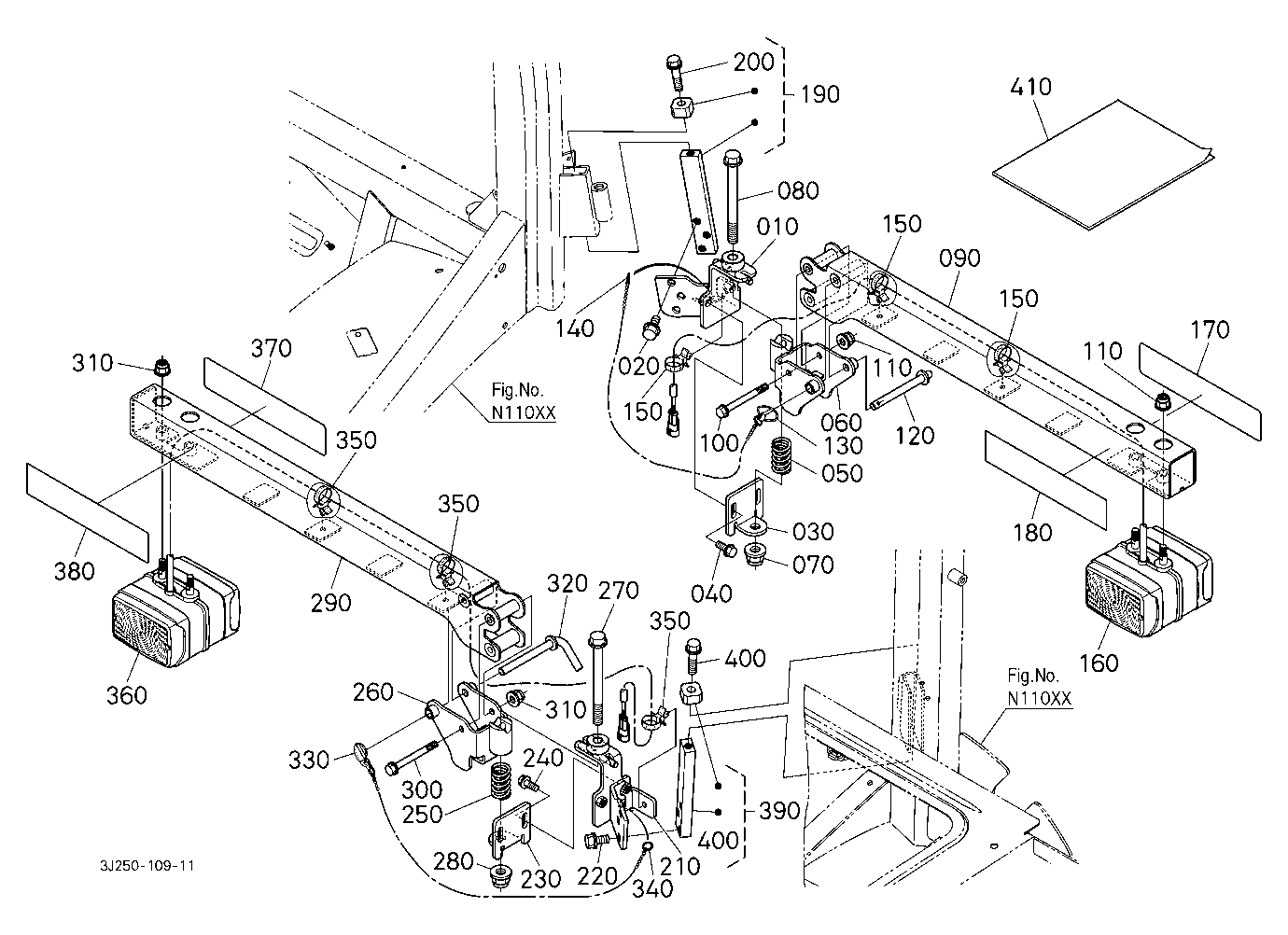 Extension Light Kit (W/G No.M3808) [Option]