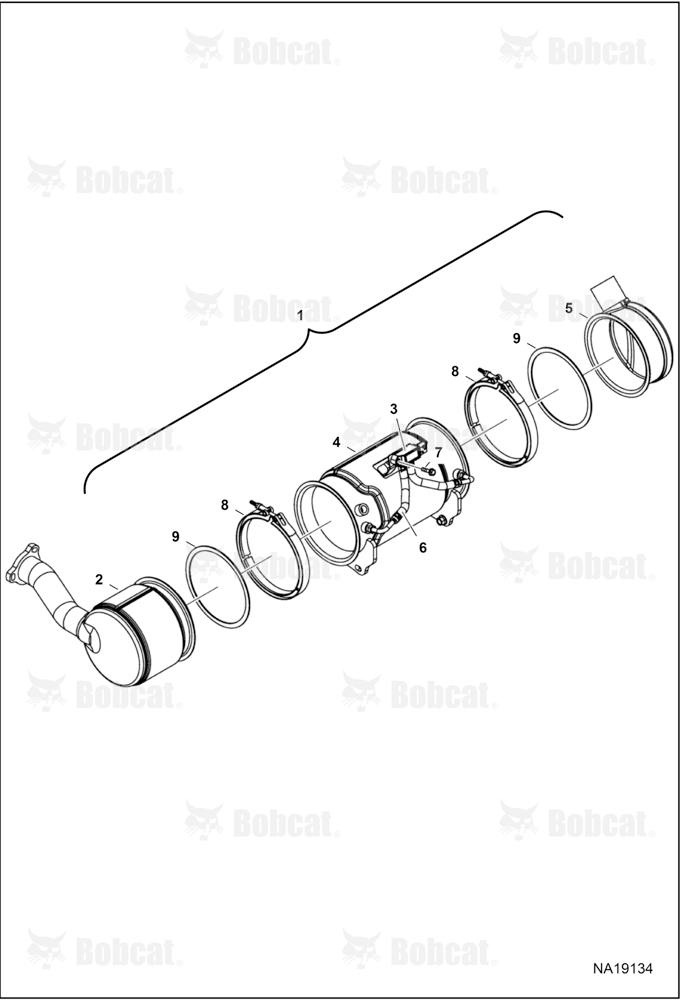 Muffler DOC Assembly