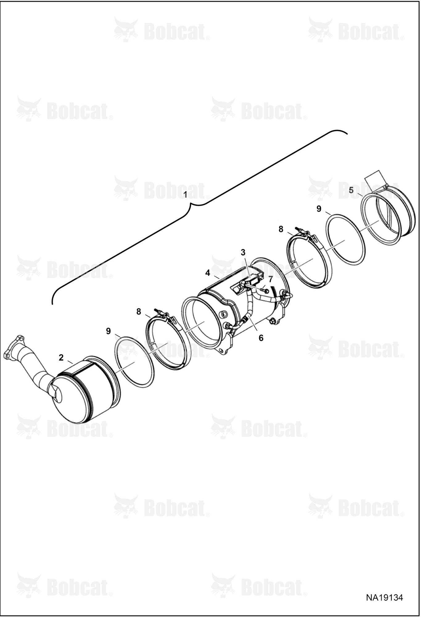 Muffler DOC Assembly