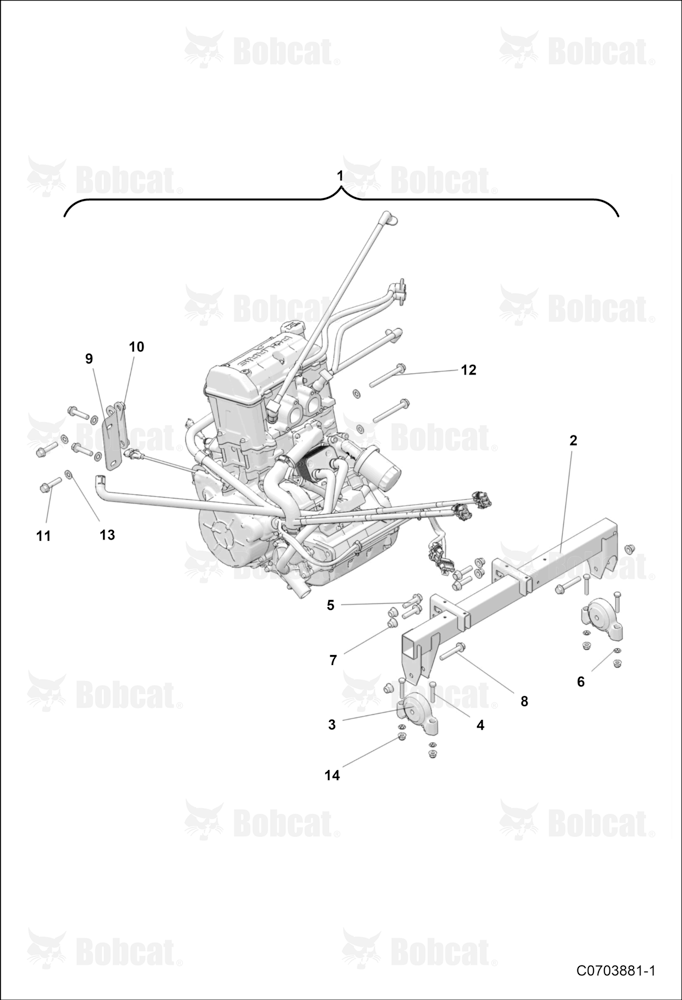 ENGINE, Mounting