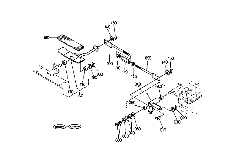 Control Pedal (Swivel/Swing Change)