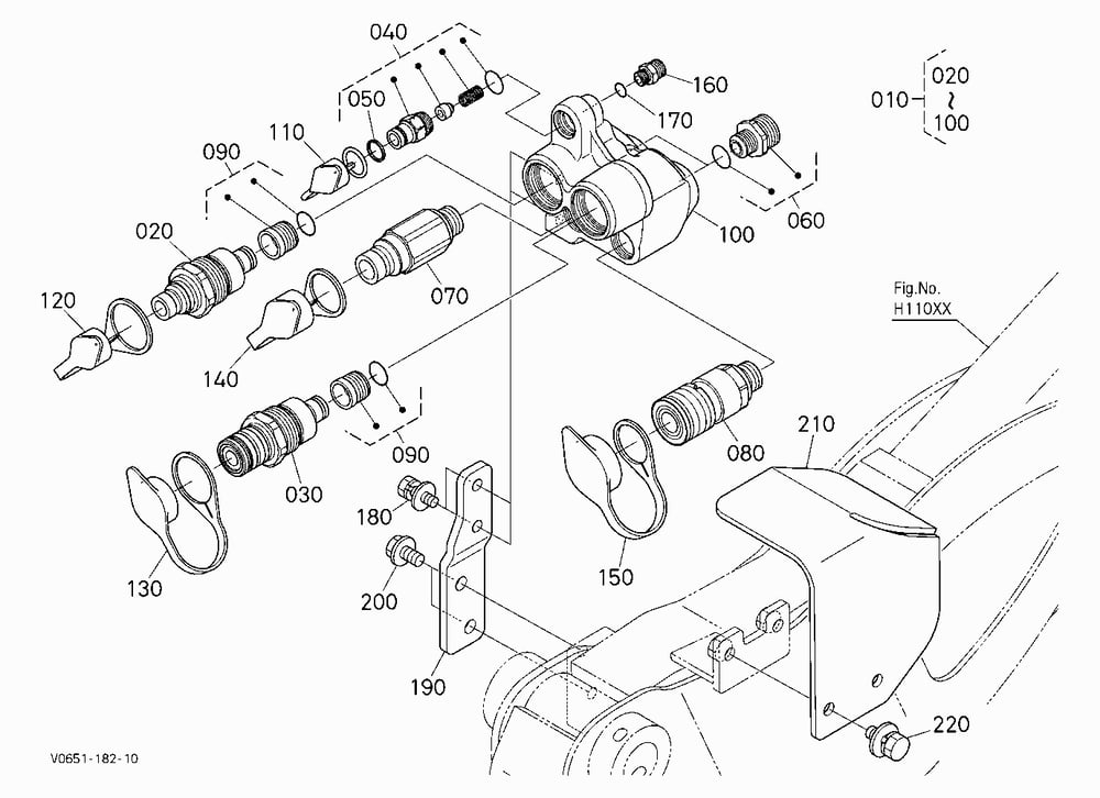 SERVICE PORT [HIGH FLOW]