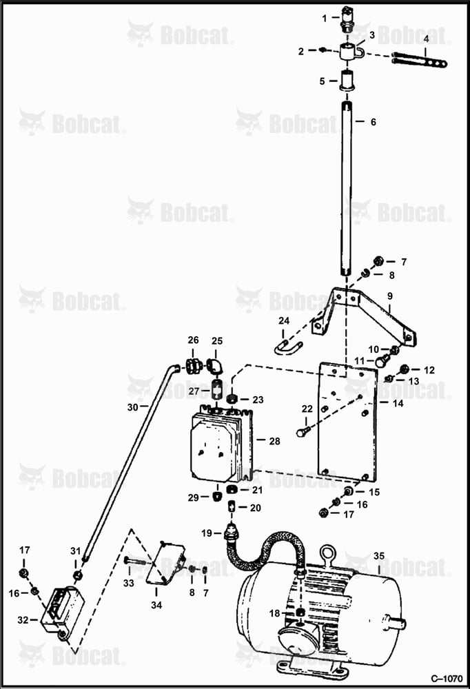 Main Frame Electrical Parts (For Remote Mounted Reel)