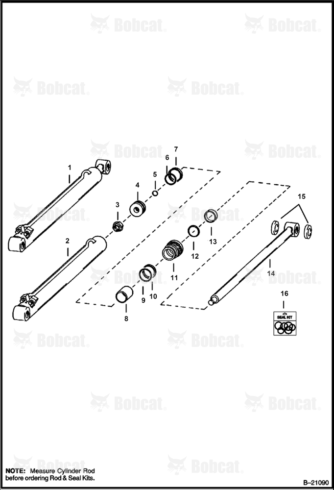 Lift Cylinder (W/1-1/4" Rod)