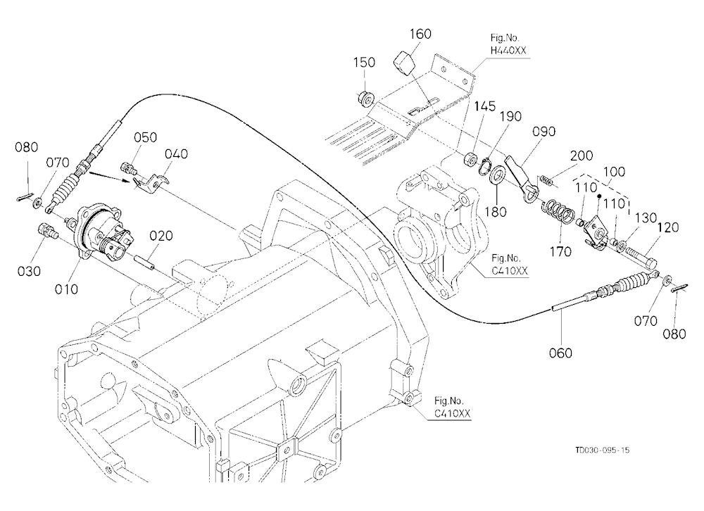 Pto Clutch Control Lever [Hst Type]