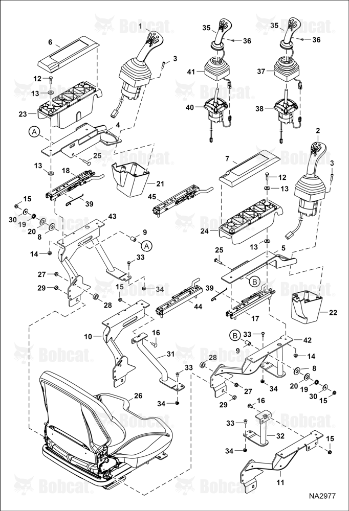 Controls Electrical (SJC)(Armrest Assembly) A3P411001 - A3P413910, A3P511001 - A3P513025