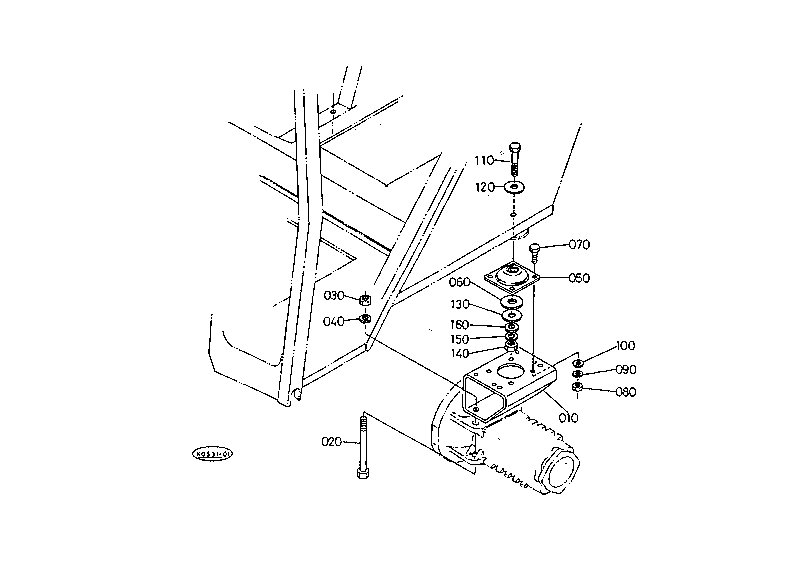 Cab Bracket (Rear) With Cab