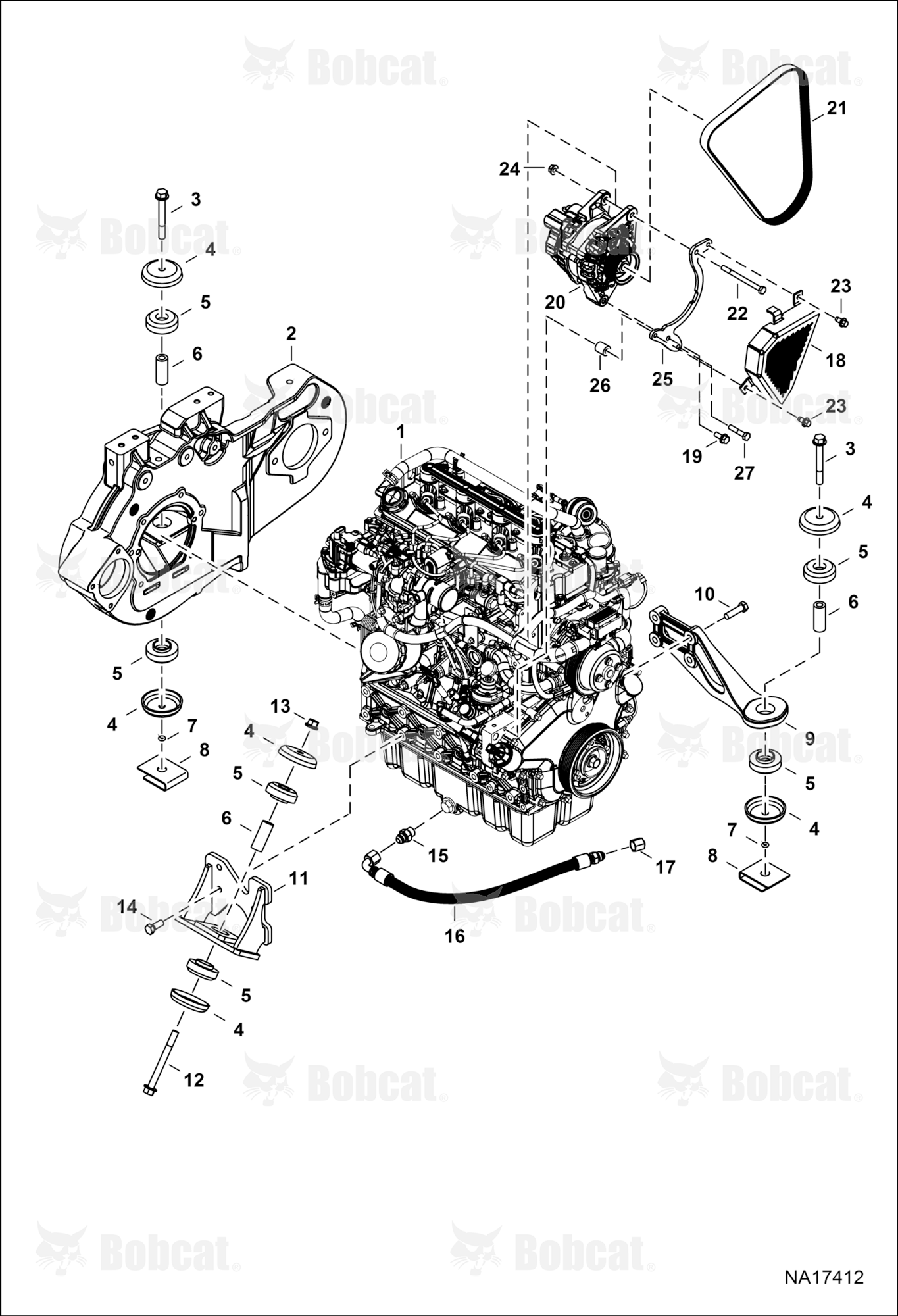 Engine & Attaching Parts (Engine Mounts)