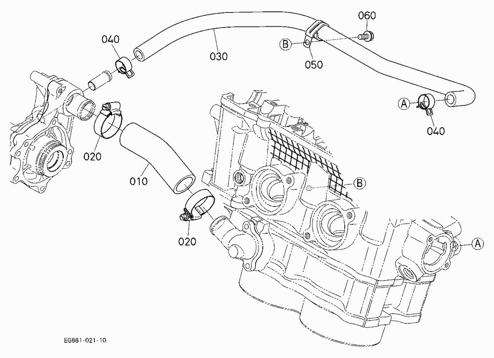 WATER PIPE (ENGINE)