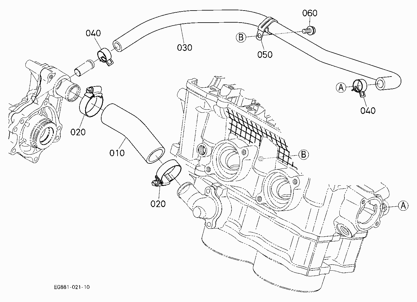 WATER PIPE (ENGINE)