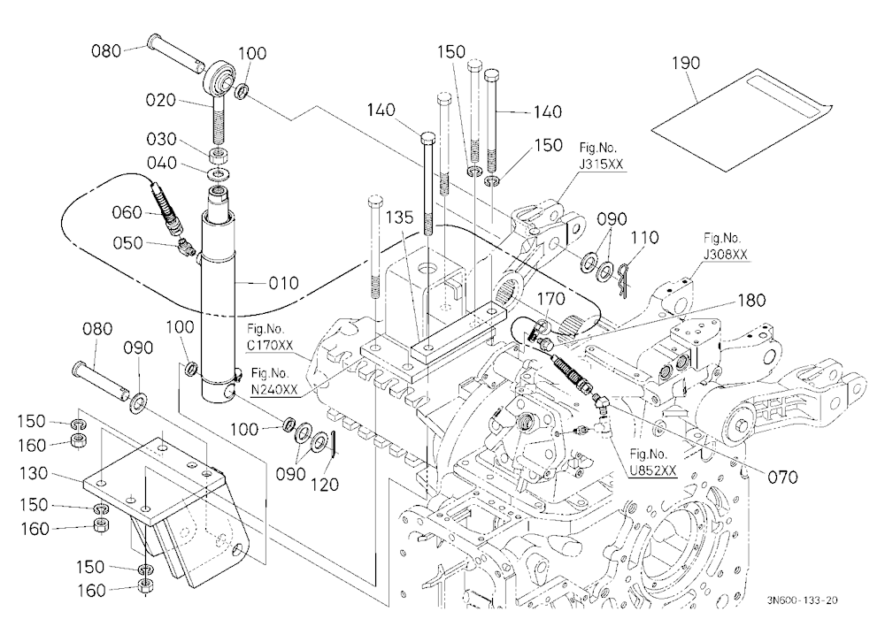 Assist Cylinder Kit Rh (W/G No.M9269B) [Option]