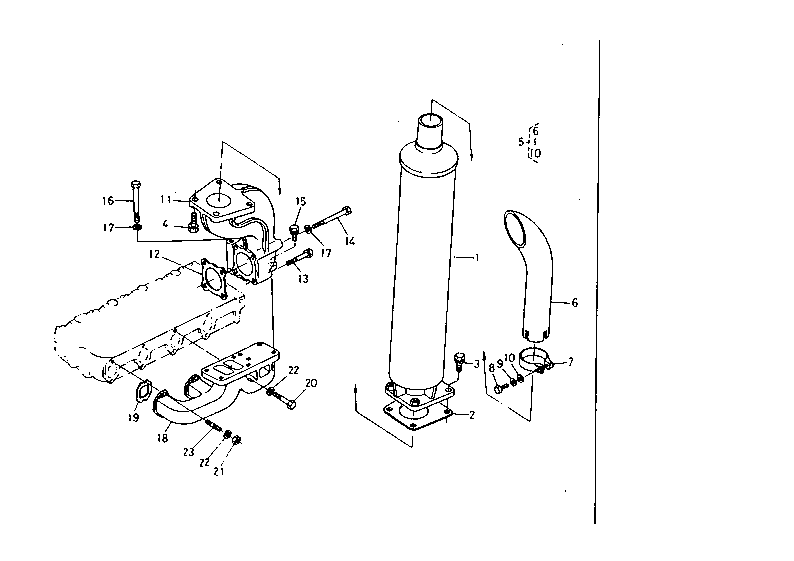 Muffler And Exhaust Manifold