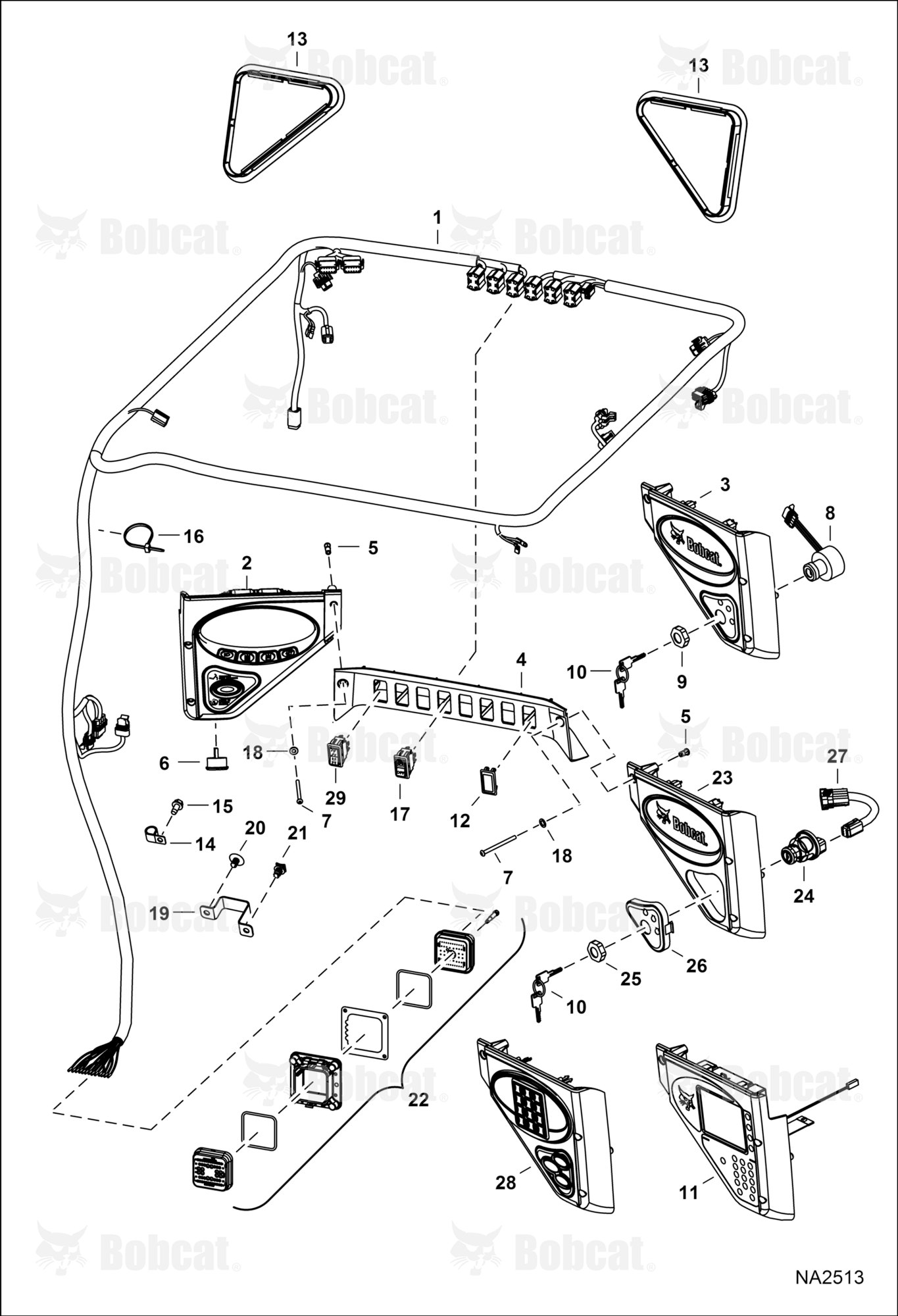 CAB Electrical Circuitry  A5GW20001 & Above, A5GY20001 & Above