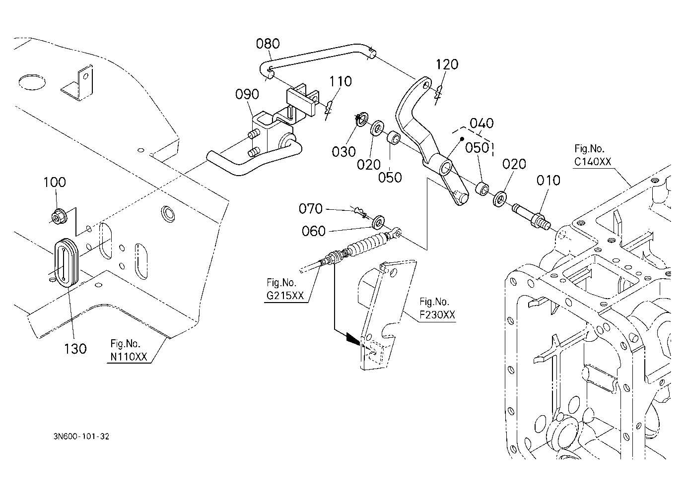 Front Differential Lock Pedal