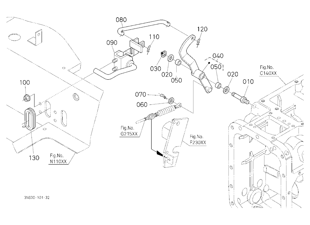 Front Differential Lock Pedal