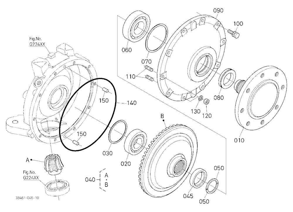 Front Axle Lh