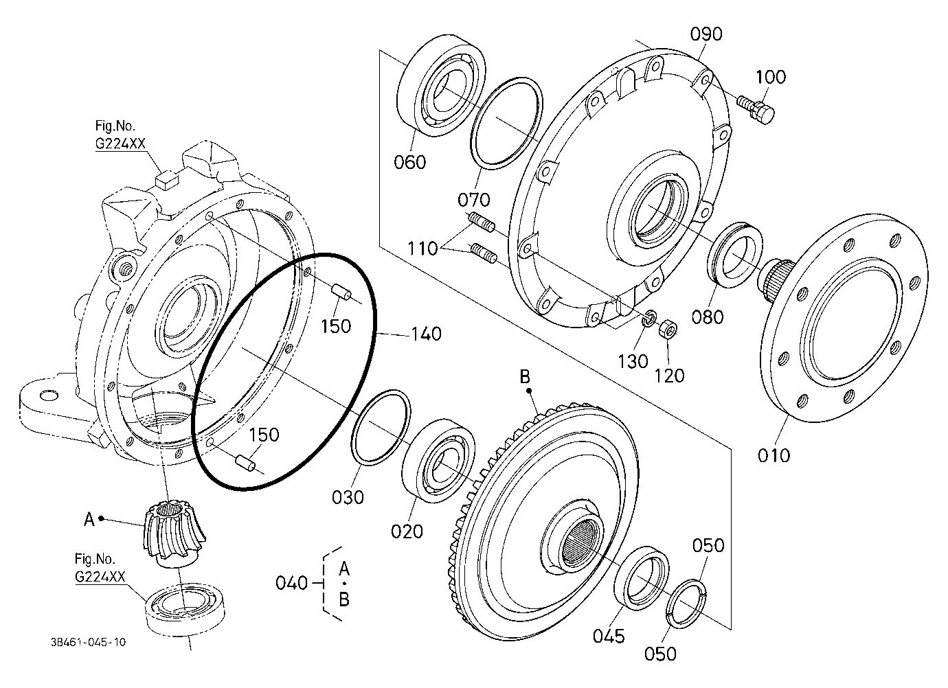 Front Axle Lh