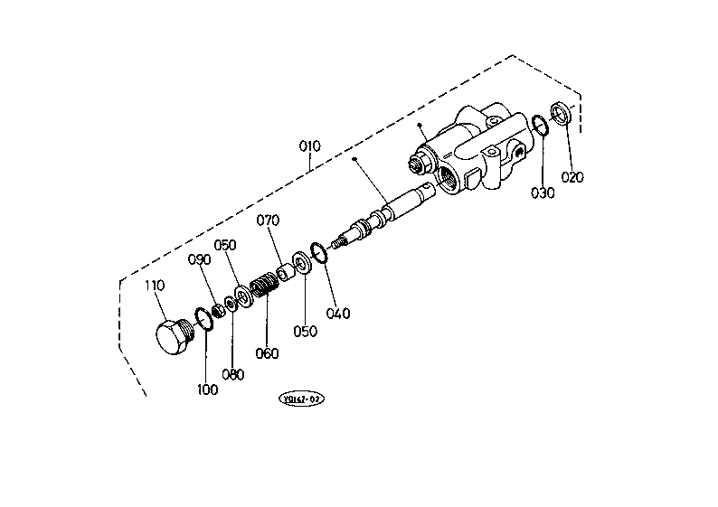 Oil Piping (Unload Valve) (Component Parts)