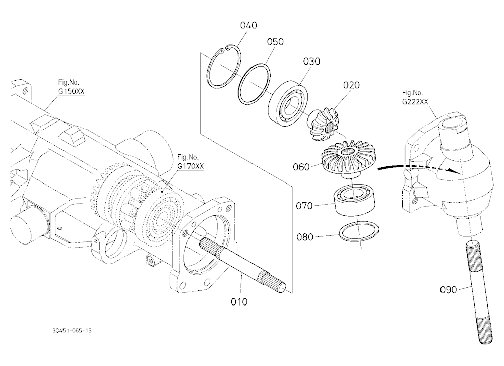 Differential Gear Shaft Lh