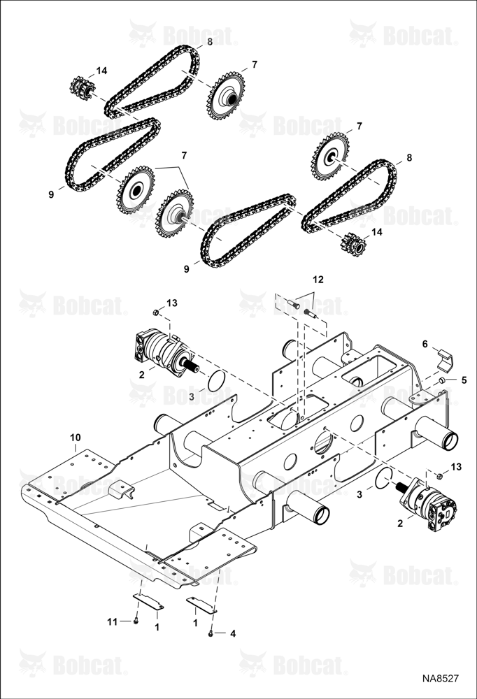 Drive Train (Eaton Drive Motor)  B4J711001 - B4J711311