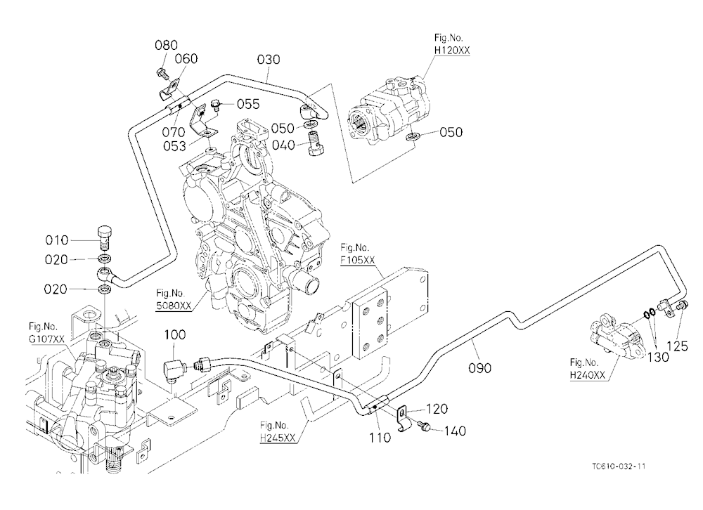 Hydraulic Oil Line