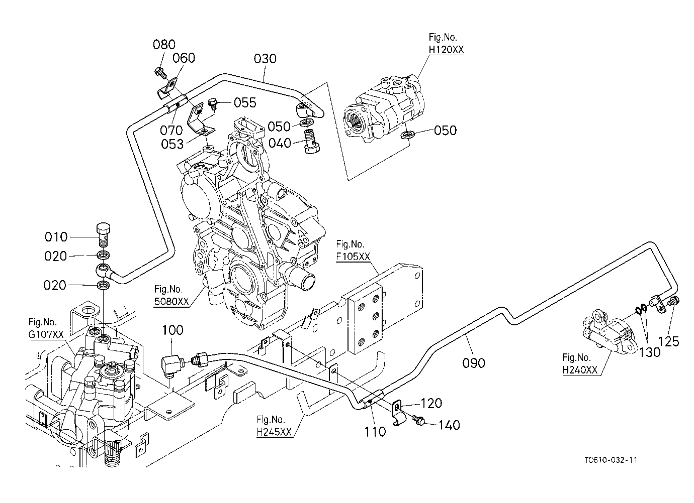 Hydraulic Oil Line