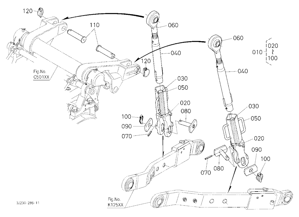 3-Point Linkage (Lift Rod)
