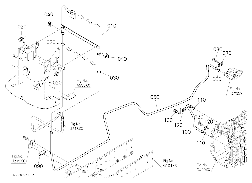 Hydraulic Oil Line (Oil Cooler)