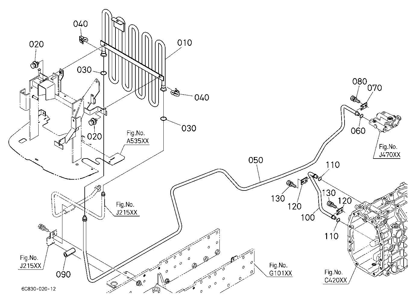 Hydraulic Oil Line (Oil Cooler)