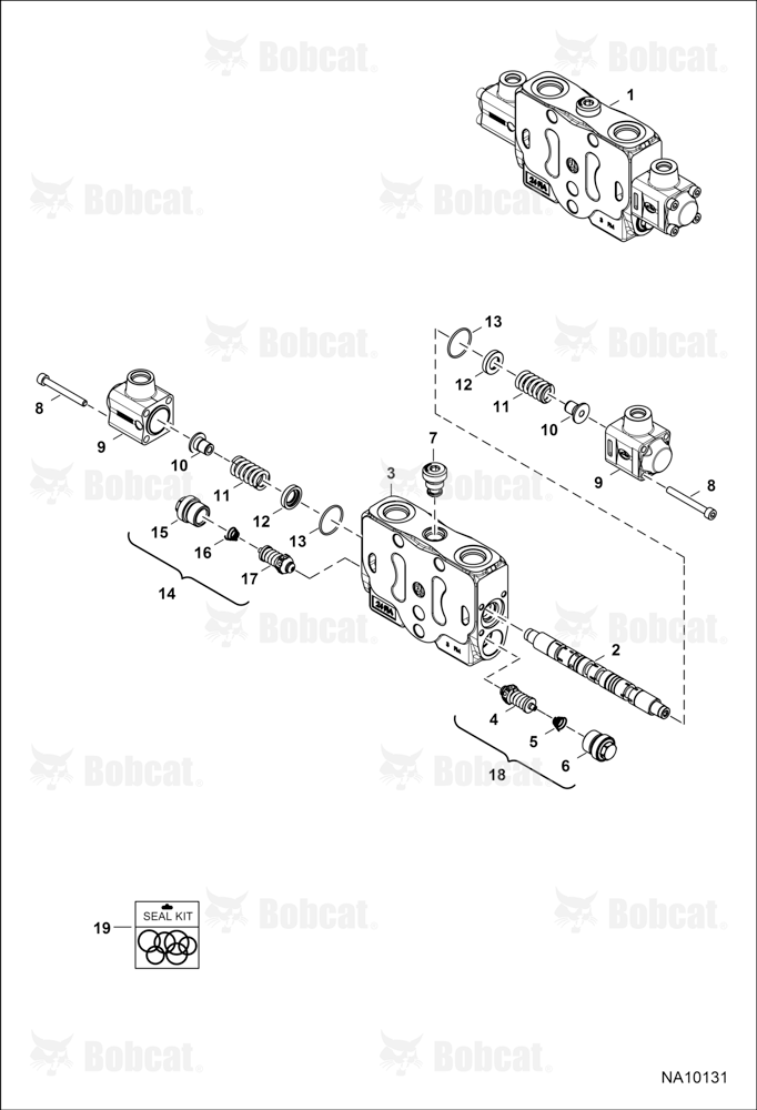 Hydraulic Control Valve (Boom Section) AWMM11001 - AWMM13131