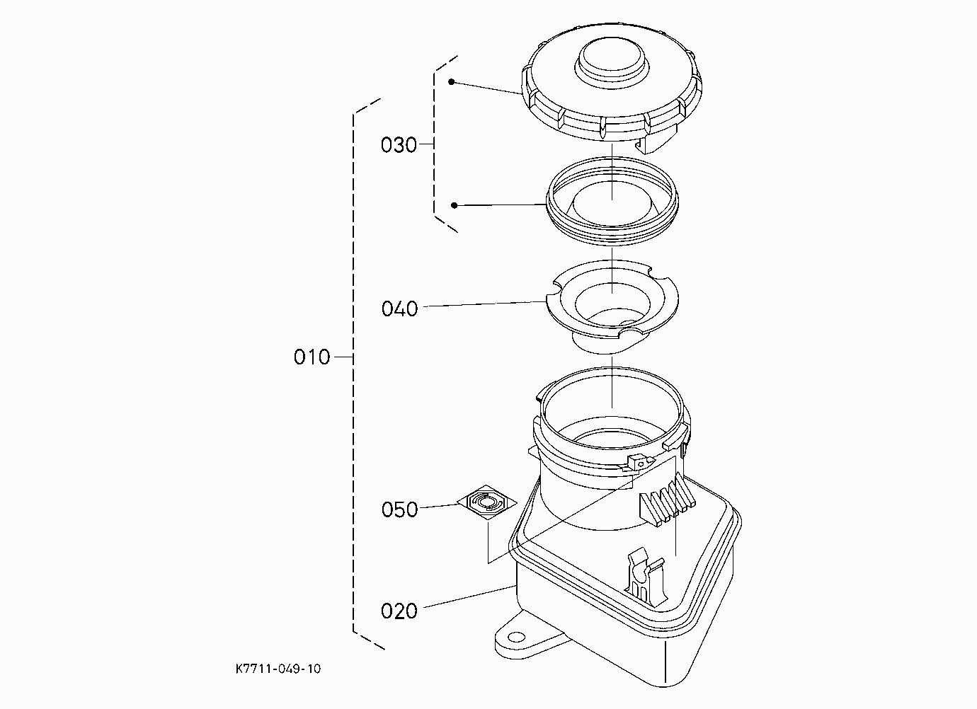 BRAKE OIL TANK [COMPONENT PARTS]