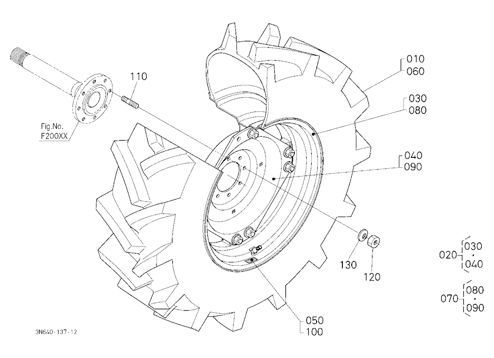 Rear Wheel (18.4-30)