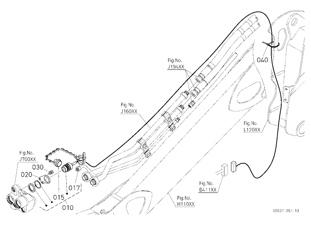 Wire Harness (Arm) [High Flow]