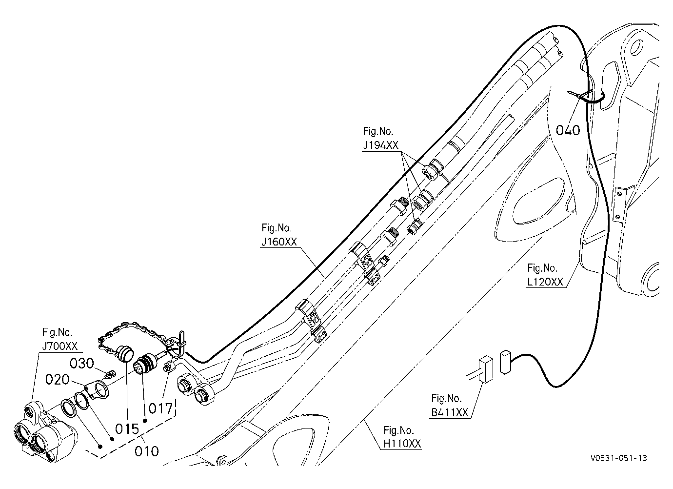 Wire Harness (Arm) [High Flow]