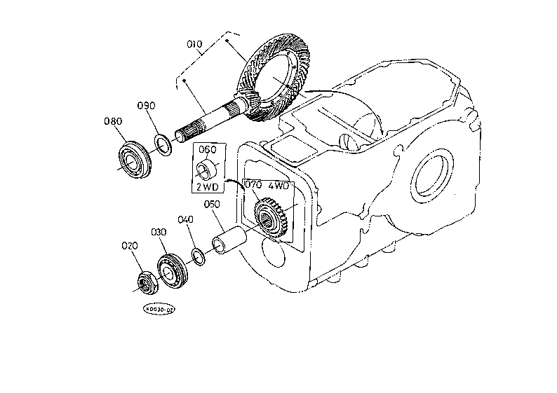 Bevel Gear (Rear)
