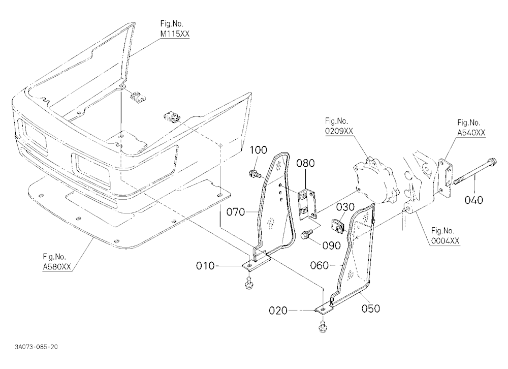 Hood(Bonnet) Side Cover [Rops Type]
