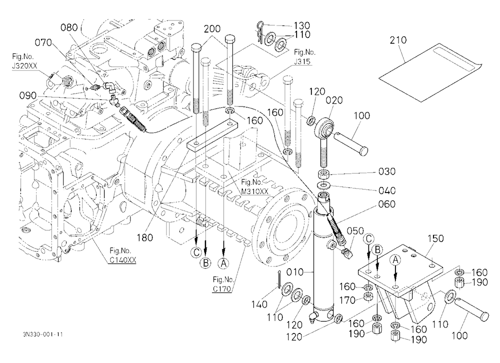 Assist Cylinder Kit Lh (W/G No.M7660) [Option]